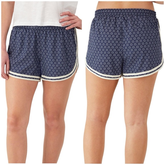 NWT Champion Varsity Shorts Small starry navy blue white stars - Picture 1 of 10